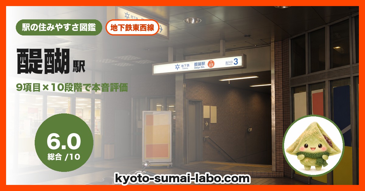 醍醐駅の住みやすさアイキャッチ