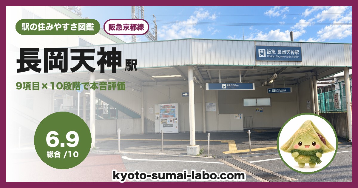 長岡天神駅の住みやすさアイキャッチ