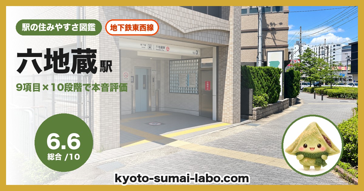 六地蔵駅の住みやすさアイキャッチ