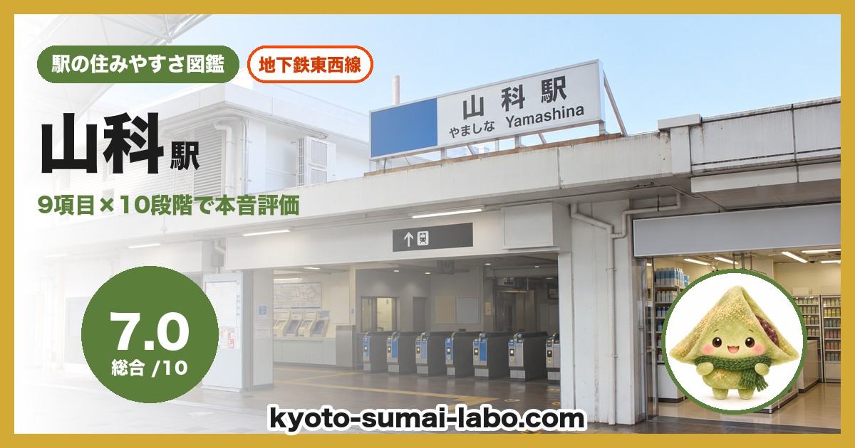 山科駅の住みやすさアイキャッチ